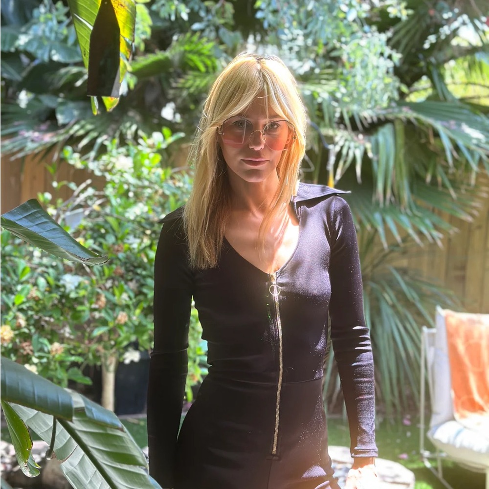 🪩 Stoned Immaculate Disco Romper 🪩 Black, Sz. M